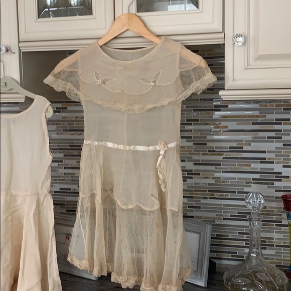 Early 1930’s girls dress and slip 5/6/7 - Picture 2 of 11